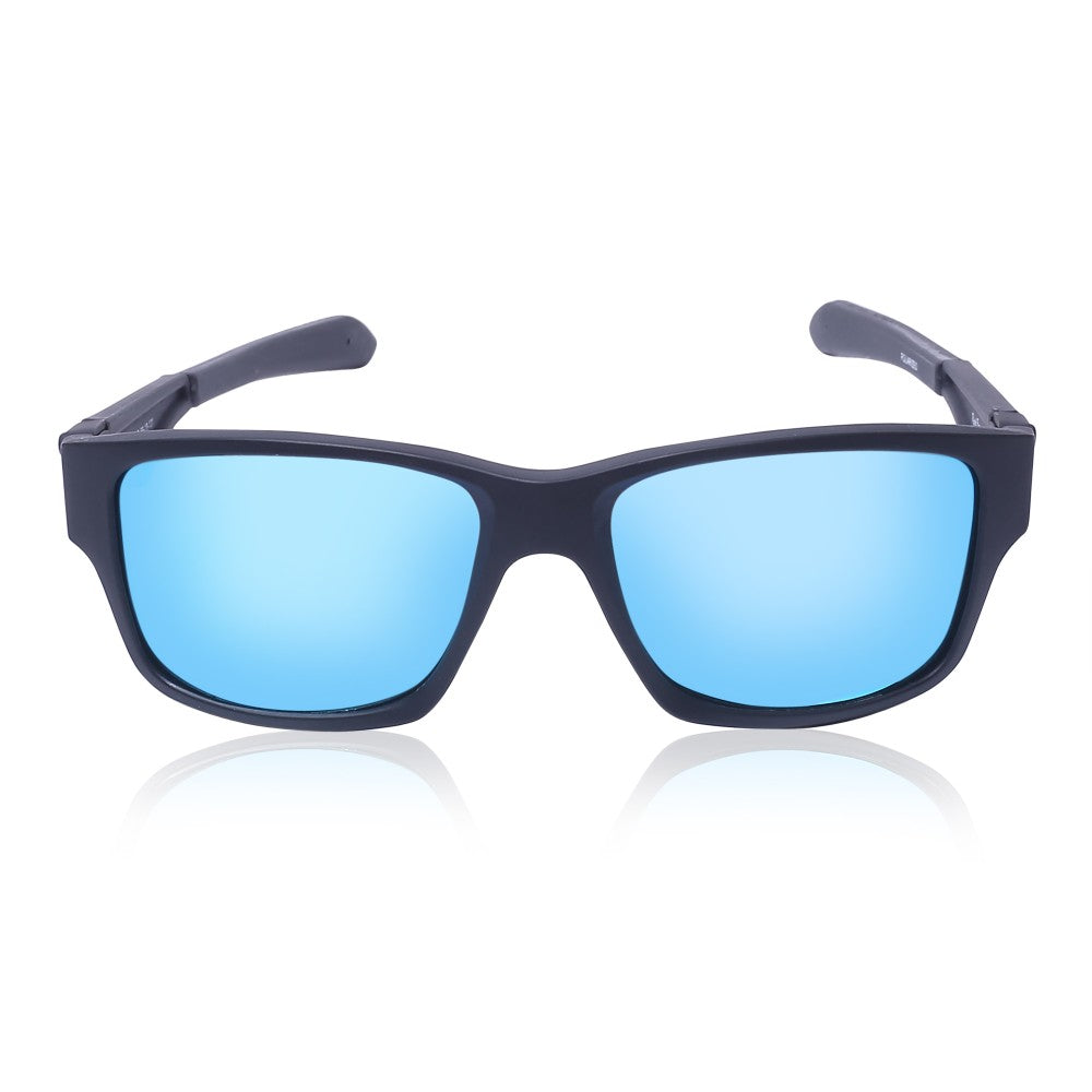 Buy Designer Square blue Polarized Wayfarer Sunglasses For Men-SunglassesMart