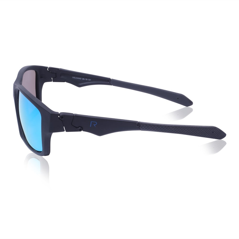 Buy Designer Square blue Polarized Wayfarer Sunglasses For Men-SunglassesMart