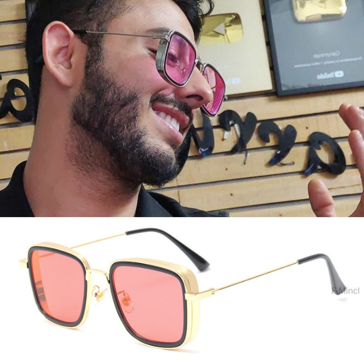 Carryminati Square Style Sunglasses